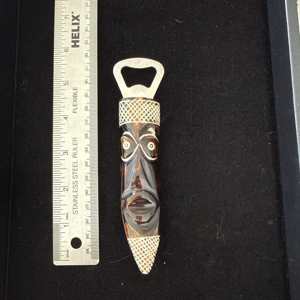 African Batik‎ Bone Bottle Opener Polished Finish. 4529